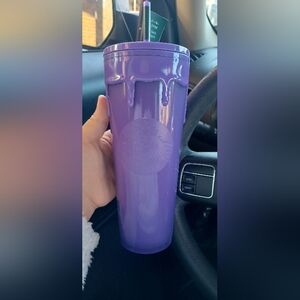 Starbucks Purple Halloween Drip Cup
